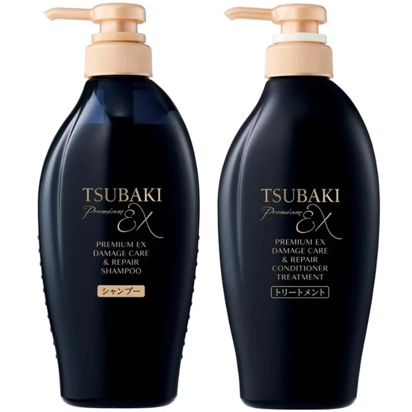 Kit Shampoo Tsubaki Premium EX Damage Care & Repair 400 ml + Condicionador 400 ml